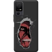 Чорний чохол BoxFace TCL 40 NxtPaper 5G Нападение на Титана