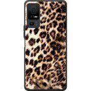 Чорний чохол BoxFace TCL 40 NxtPaper 5G Леопардовий