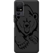 Чорний чохол BoxFace TCL 40 NxtPaper 5G Grizzly Bear