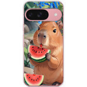 Чохол BoxFace Google Pixel 10 Pro Капібара з кавуном