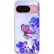Чохол BoxFace Google Pixel 10 Pro Orchids and Butterflies
