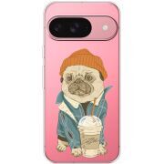 Прозорий чохол BoxFace Google Pixel 10 Pro Dog Coffeeman