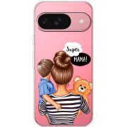Прозорий чохол BoxFace Google Pixel 10 Pro Super Mama and Son