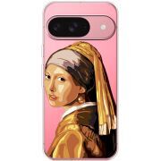 Прозорий чохол BoxFace Google Pixel 10 Pro Девушка с жемчужной серёжкой