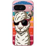 Прозорий чохол BoxFace Google Pixel 10 Pro Стильна Лама