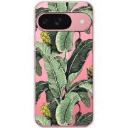 Прозорий чохол BoxFace Google Pixel 10 Pro Banana Leaves