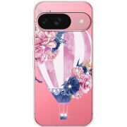Чохол зі стразами для Google Pixel 10 Pro Pink Air Baloon