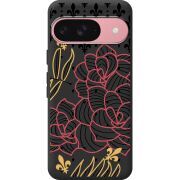Чорний чохол BoxFace Google Pixel 10 Pro FranceFlowers