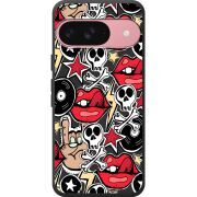 Чорний чохол BoxFace Google Pixel 10 Pro Rock Graffiti