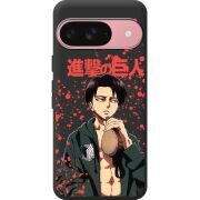 Чорний чохол BoxFace Google Pixel 10 Pro Атака Титанов Леви