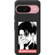 Чорний чохол BoxFace Google Pixel 10 Pro Attack On Titan - Ackerman