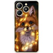 Чохол BoxFace Realme Note 70 Різдвяна лисичка