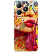 Чохол BoxFace Realme Note 70 Yellow Girl Pop Art
