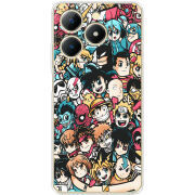 Чохол BoxFace Realme Note 70 Anime Stickers