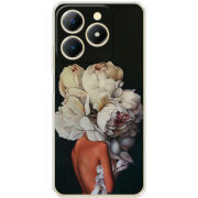Чохол BoxFace Realme Note 70 Exquisite White Flowers