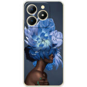 Чохол BoxFace Realme Note 70 Exquisite Blue Flowers