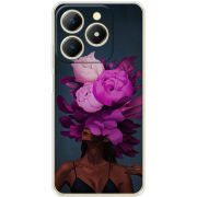 Чохол BoxFace Realme Note 70 Exquisite Purple Flowers