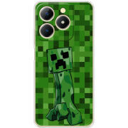Чохол BoxFace Realme Note 70 Minecraft Creeper