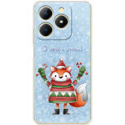 Чохол BoxFace Realme Note 70 Fox З новим роком!