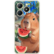 Чохол BoxFace Realme Note 70 Капібара з кавуном