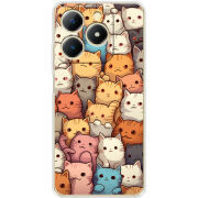 Чохол BoxFace Realme Note 70 Котики муркотики