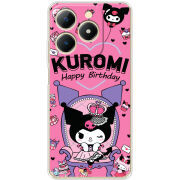 Чохол BoxFace Realme Note 70 День народження Kuromi
