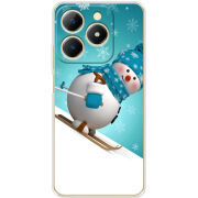 Чохол BoxFace Realme Note 70 Skier Snowman
