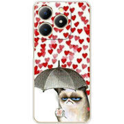 Чохол BoxFace Realme Note 70 Raining Hearts