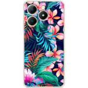 Чохол BoxFace Realme Note 70 flowers in the tropics