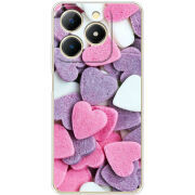 Чохол BoxFace Realme Note 70 Сердечки