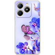 Чохол BoxFace Realme Note 70 Orchids and Butterflies