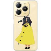 Прозорий чохол BoxFace Realme Note 70 Just a Girl