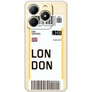 Прозорий чохол BoxFace Realme Note 70 Ticket London