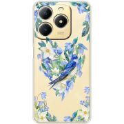 Прозорий чохол BoxFace Realme Note 70 Spring Bird