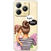 Прозорий чохол BoxFace Realme Note 70 Super Mama and Daughter