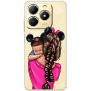 Прозорий чохол BoxFace Realme Note 70 Mouse Mommy