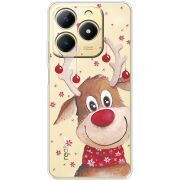 Прозорий чохол BoxFace Realme Note 70 Winter Deer