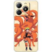 Прозорий чохол BoxFace Realme Note 70 Naruto and Kurama