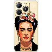 Прозорий чохол BoxFace Realme Note 70 Фрида Кало