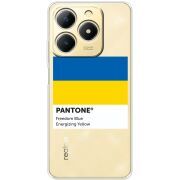 Прозорий чохол BoxFace Realme Note 70 Pantone вільний синій
