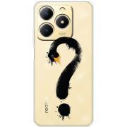 Прозорий чохол BoxFace Realme Note 70 Swan question