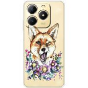 Прозорий чохол BoxFace Realme Note 70 Winking Fox