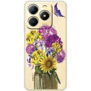 Прозорий чохол BoxFace Realme Note 70 My Bouquet