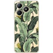 Прозорий чохол BoxFace Realme Note 70 Banana Leaves