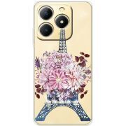 Чохол зі стразами Realme Note 70 Eiffel Tower