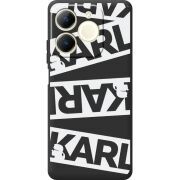 Чорний чохол BoxFace Realme Note 70 White Karl