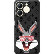 Чорний чохол BoxFace Realme Note 70 looney bunny