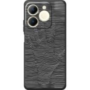 Чорний чохол BoxFace Realme Note 70 Optical Hand