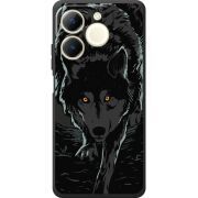 Чорний чохол BoxFace Realme Note 70 Wolf