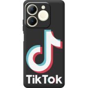 Чорний чохол BoxFace Realme Note 70 Tik Tok